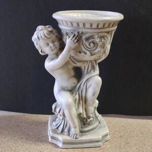 MCM Ceramic Cherub Figure Japan 1960